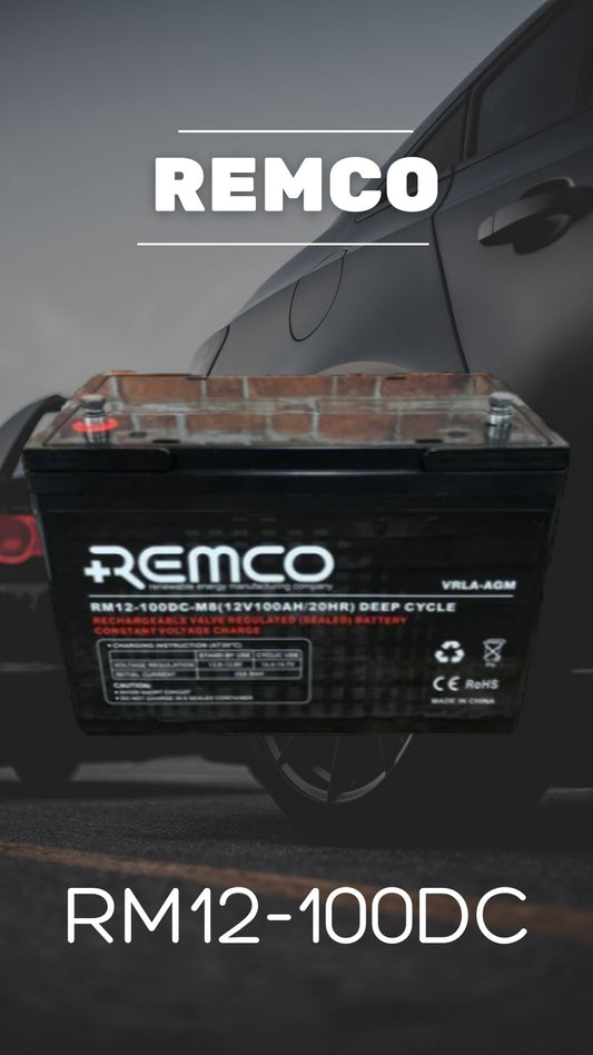 Remco RM12-100DC-M8 100AH AGM