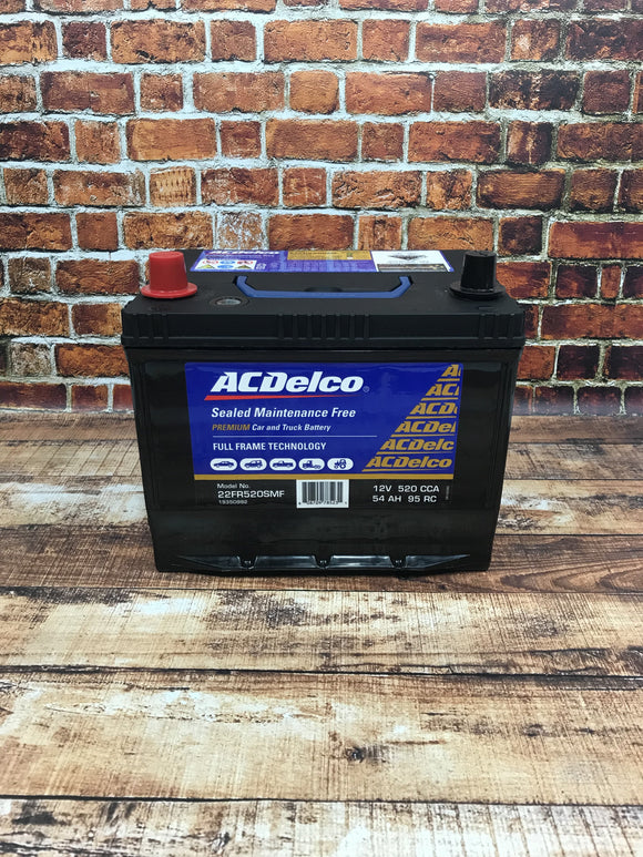 AC Delco 22FR520SMF Battery