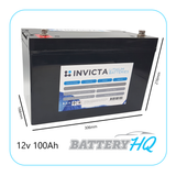 Invicta SNL12v100s Lithium Deep Cycle Battery - Battery HQ Brisbane