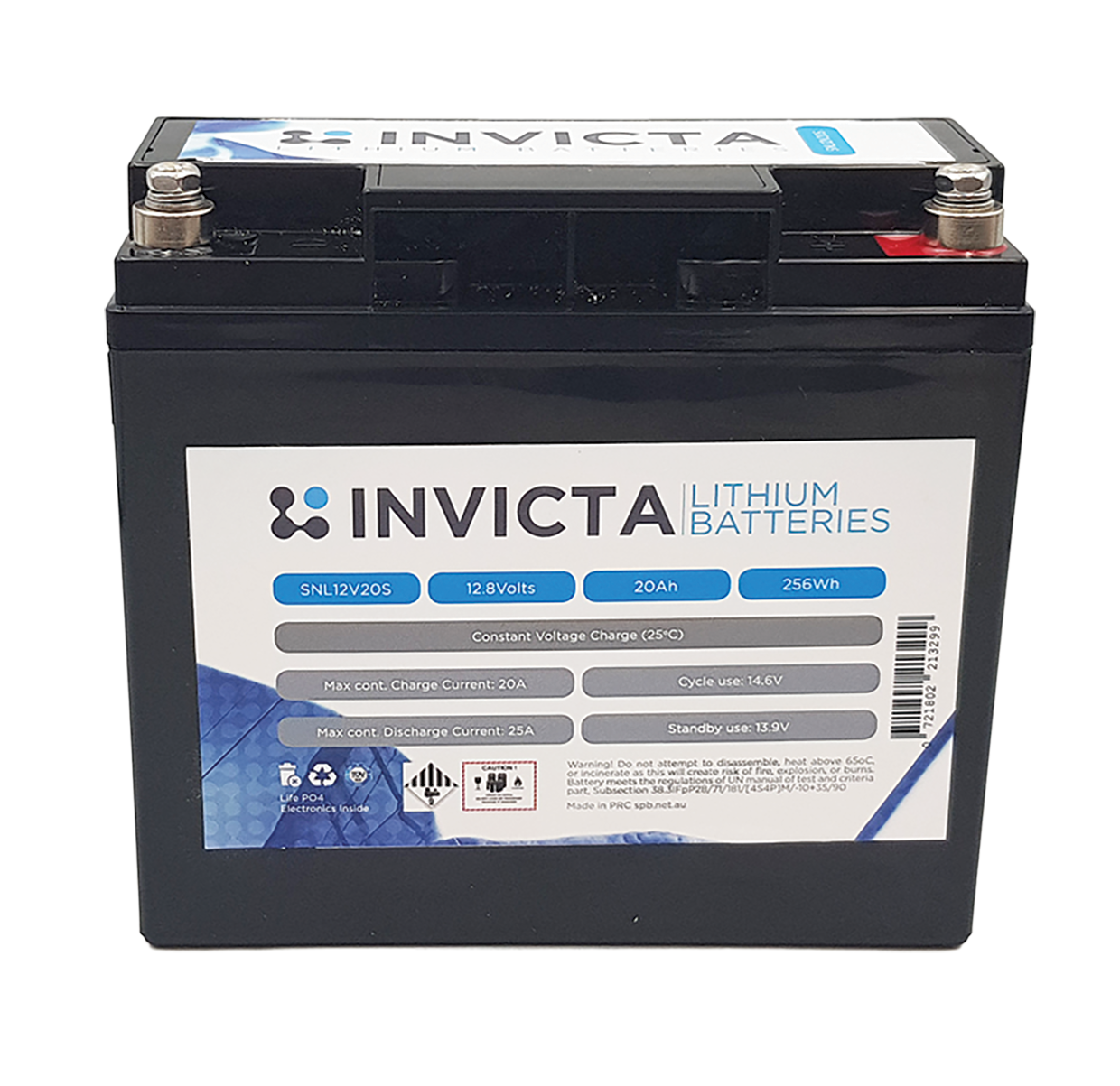 Invicta SNL12v20s Lithium Deep Cycle Battery - Battery HQ Brisbane