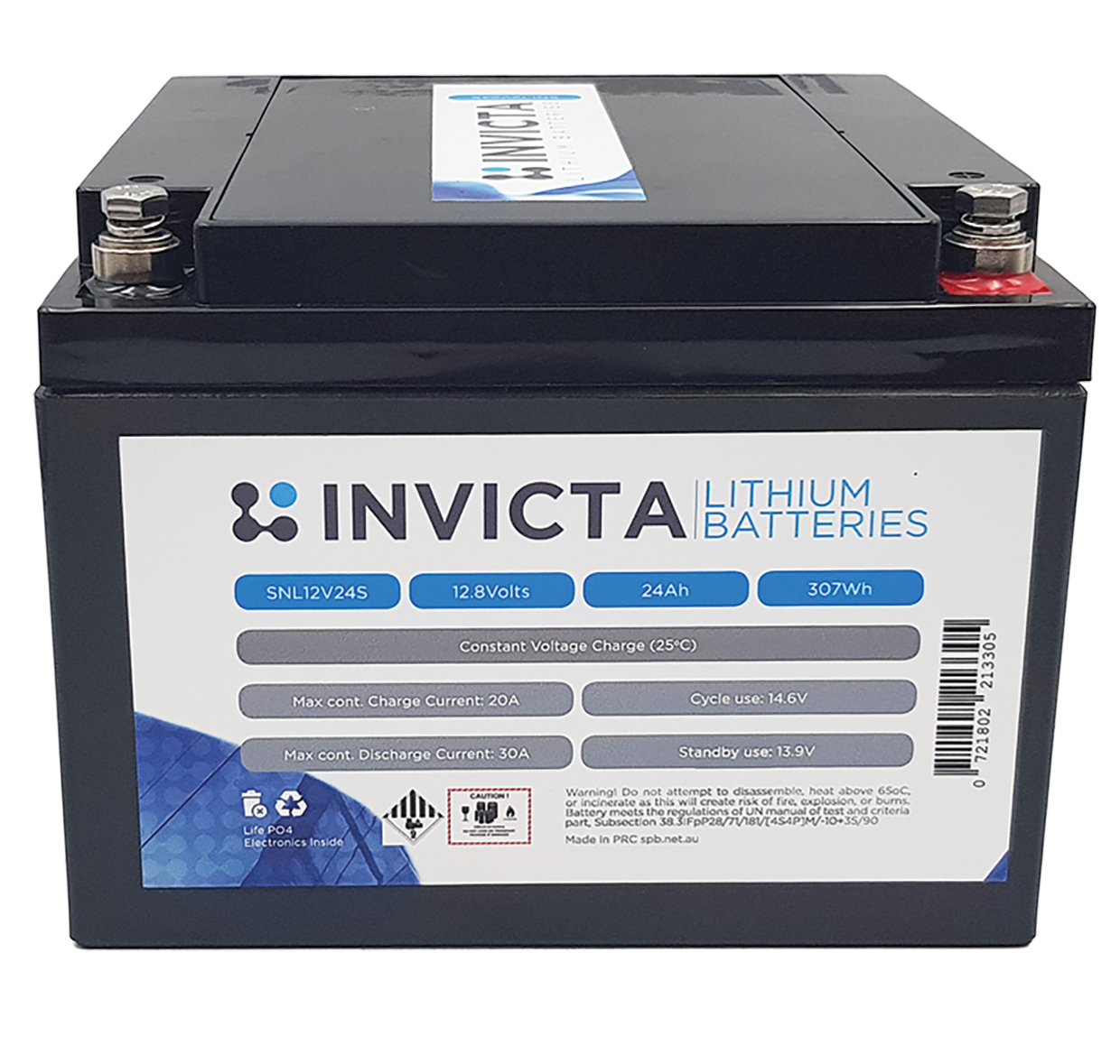 Invicta SNL12v24s Lithium Deep Cycle Battery - Battery HQ Brisbane