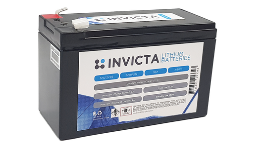 Invicta SNL12V9S Lithium Deep cycle battery - Battery HQ Brisbane