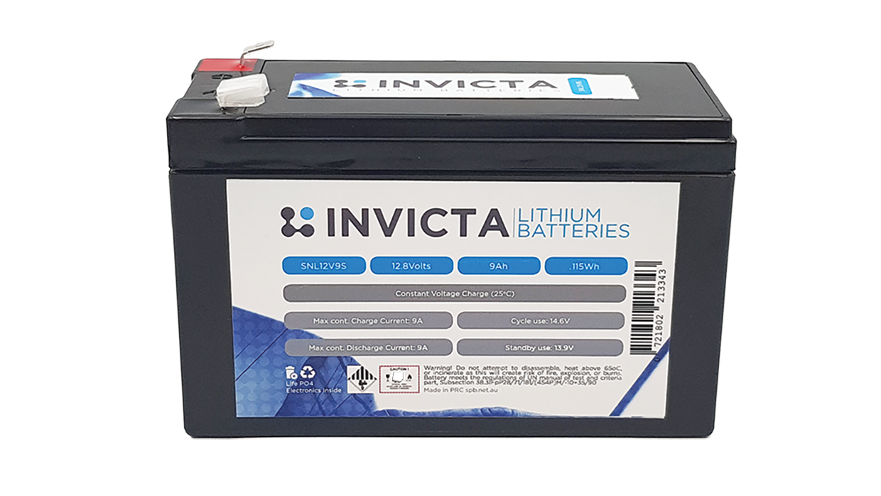 Invicta Lithium Deep cycle battery - Battery HQ Brisbane