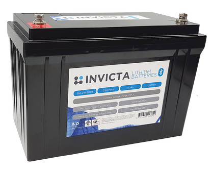 Invicta SNL24V50BT Lithium Deep Cycle Battery - Battery HQ Brisbane